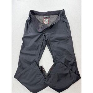 Bonfire Drylevel 1 Snowboard Pants Mens Large Black 10K Waterproof Vintage